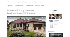 Desktop Screenshot of domypremladych.sk