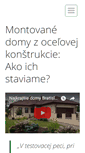Mobile Screenshot of domypremladych.sk